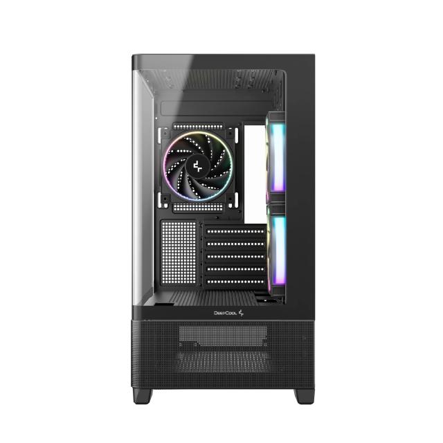 Кутия DeepCool CG380U 3F, Mini Tower, 2x USB 3.0, 1x USB Type-C, mATX / Mini-ITX