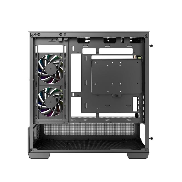 Кутия DeepCool CG380U 3F, Mini Tower, 2x USB 3.0, 1x USB Type-C, mATX / Mini-ITX