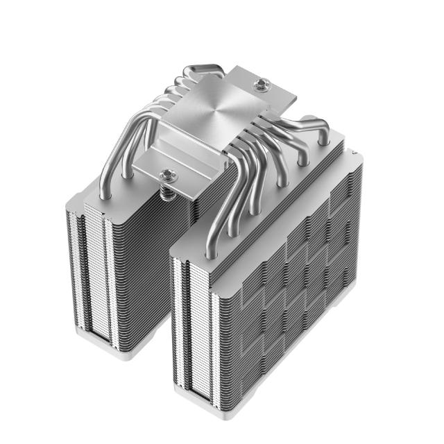 Охладител за процесор DeepCool CPU Cooler AG620 G2 WH ARGB - Dual-Tower - LGA1700,1851/AM4, AM5