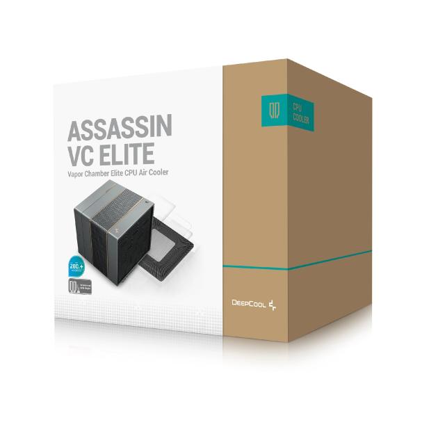 Охладител за процесор DeepCool  ASSASSIN VC ELITE - Vapor Chamber, Dual-Tower - LGA1700, 115x, 1200, 1851/AM4, AM5
