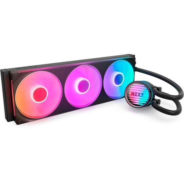 Охладител за процесор NZXT Kraken Core 360 RGB, 4-Pin PWM, LGA1851/LGA1700/LGA115x/АМ4/AM5