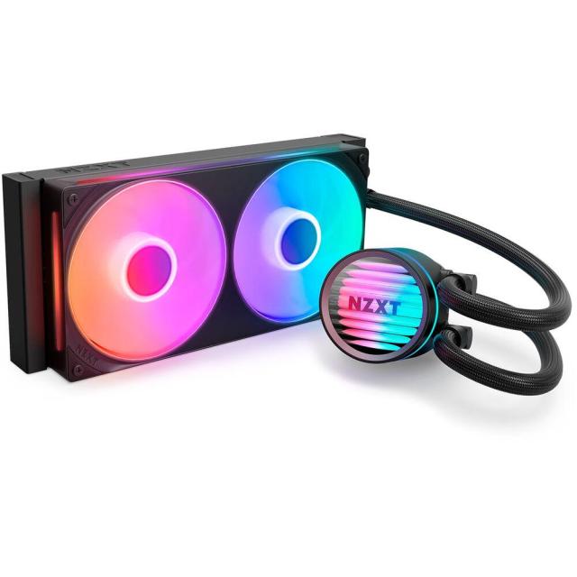 Охладител за процесор NZXT Kraken Core 240 RGB, 4-Pin PWM, LGA1851/LGA1700/LGA115x/АМ4/AM5
