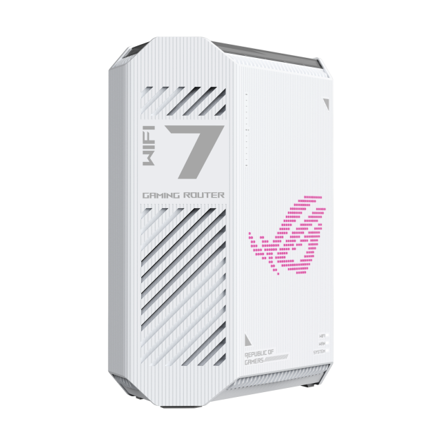 Рутер ASUS ROG Strix GS-BE7200 Dual-band WiFi 7, AiMesh, 2.4 / 5 GHz, 1376+5764 Mbps. LAN: 4x10/100/1000/2500, WAN: 1x10/100/1000/2500Base-T