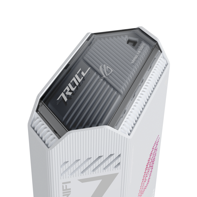 Рутер ASUS ROG Strix GS-BE7200 Dual-band WiFi 7, AiMesh, 2.4 / 5 GHz, 1376+5764 Mbps. LAN: 4x10/100/1000/2500, WAN: 1x10/100/1000/2500Base-T