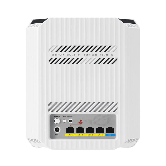Рутер ASUS ROG Strix GS-BE7200 Dual-band WiFi 7, AiMesh, 2.4 / 5 GHz, 1376+5764 Mbps. LAN: 4x10/100/1000/2500, WAN: 1x10/100/1000/2500Base-T