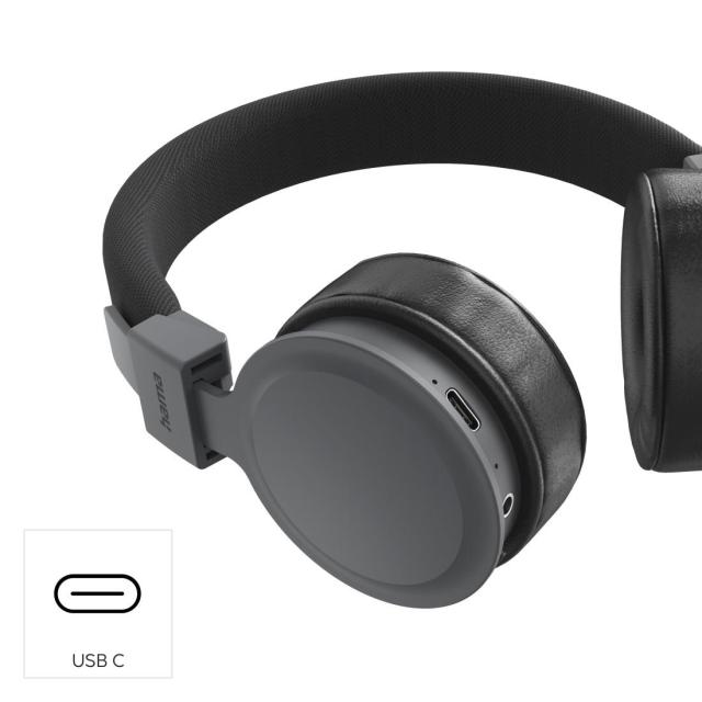 Слушалки HAMA с микрофон "Freedom Lit III", 20 - 20 kHz, Bluetooth, черни