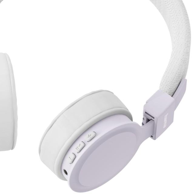 Слушалки HAMA с микрофон "Freedom Lit III", 20 - 20 kHz, Bluetooth, бял