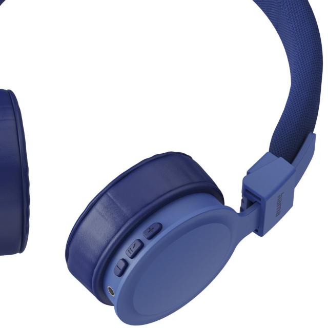 Слушалки HAMA с микрофон "Freedom Lit III", 20 - 20 kHz, Bluetooth, син