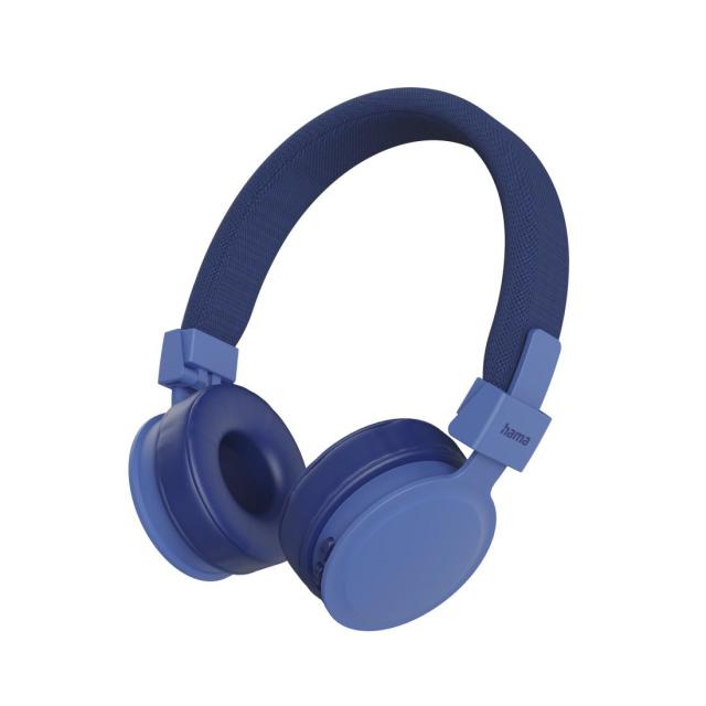 Слушалки HAMA с микрофон "Freedom Lit III", 20 - 20 kHz, Bluetooth, син