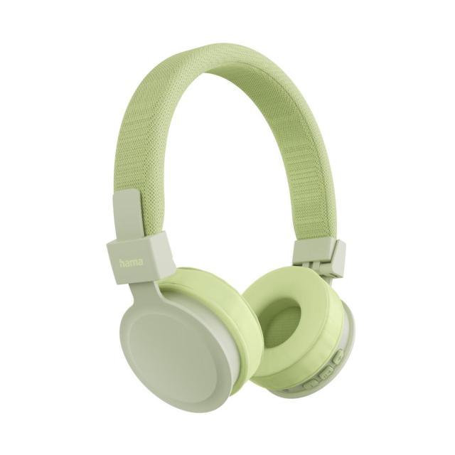 Слушалки HAMA с микрофон "Freedom Lit III", 20 - 20 kHz, Bluetooth, зелен