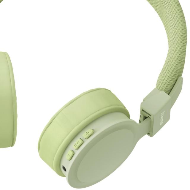 Слушалки HAMA с микрофон "Freedom Lit III", 20 - 20 kHz, Bluetooth, зелен