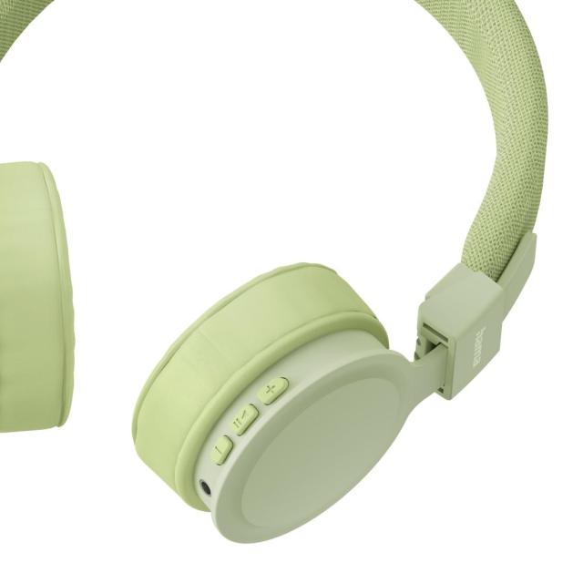 Слушалки HAMA с микрофон "Freedom Lit III", 20 - 20 kHz, Bluetooth, зелен