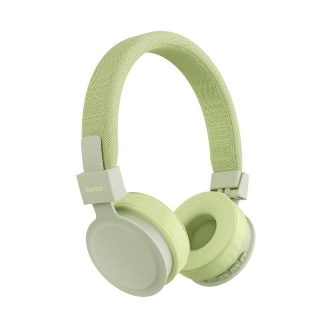 Слушалки HAMA с микрофон "Freedom Lit III", 20 - 20 kHz, Bluetooth, зелен