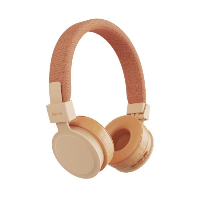 Слушалки HAMA с микрофон "Freedom Lit III", 20 - 20 kHz, Bluetooth, оранжев