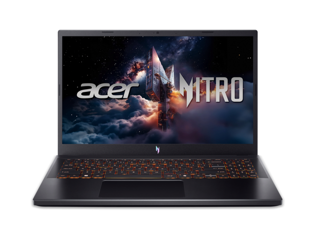 Лаптоп Acer Nitro V15 ANV15-52-52H5, Intel Core 5 210H 8C (1.6 / 4.8 GHz, 12MB Cache), 15.6'' (39.62 cm) FHD IPS Display, NVIDIA GF RTX4050 6GB GDDR6 DLSS 316GB DDR5, 512GB M.2 NVMe SSD, Free DOS