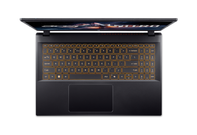 Лаптоп Acer Nitro V15 ANV15-52-52H5, Intel Core 5 210H 8C (1.6 / 4.8 GHz, 12MB Cache), 15.6'' (39.62 cm) FHD IPS Display, NVIDIA GF RTX4050 6GB GDDR6 DLSS 316GB DDR5, 512GB M.2 NVMe SSD, Free DOS