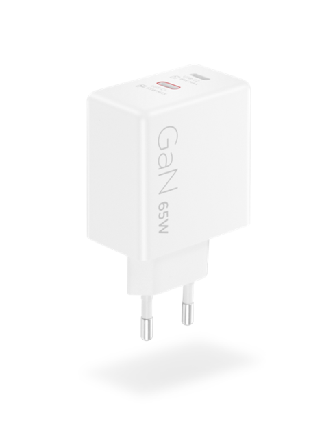 Захранващ адаптер Lenovo DUAL 65W, 2x USB Type-C