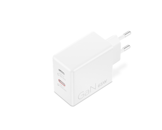 Захранващ адаптер Lenovo DUAL 65W, 2x USB Type-C