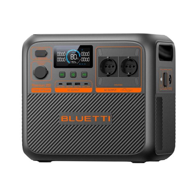 Преносима захранваща станция Bluetti Portable Power Station Premium 200 V2, 2700W / 2073.6 Wh