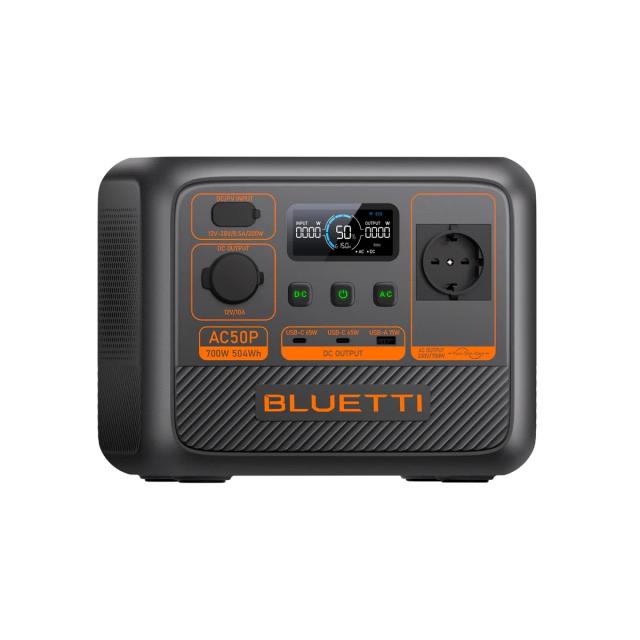 Преносима захранваща станция Bluetti Portable Power Station AC50P, 700 W /  504 Wh