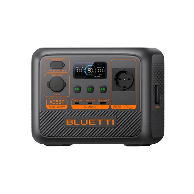 Преносима захранваща станция Bluetti Portable Power Station AC50P, 700 W /  504 Wh