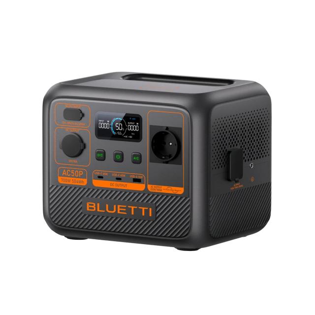 Преносима захранваща станция Bluetti Portable Power Station AC50P, 700 W /  504 Wh