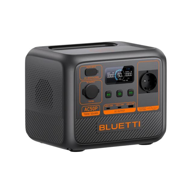 Преносима захранваща станция Bluetti Portable Power Station AC50P, 700 W /  504 Wh