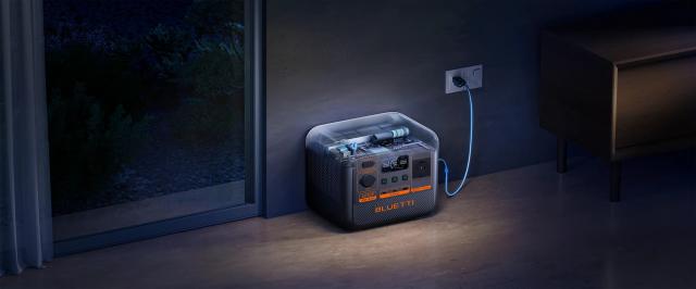 Преносима захранваща станция Bluetti Portable Power Station AC50P, 700 W /  504 Wh