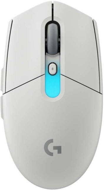 Мишка Logitech G305 SUPERLIGHT, оптична (12 000 dpi), Bluetooth/Wireless, Бяла