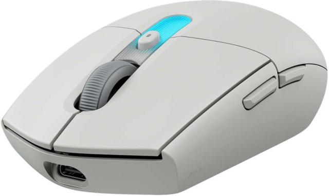 Мишка Logitech G305 SUPERLIGHT, оптична (12 000 dpi), Bluetooth/Wireless, Бяла
