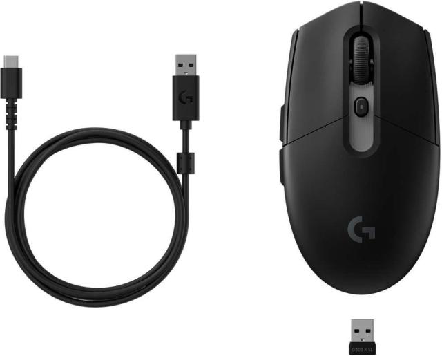 Мишка Logitech G305 SUPERLIGHT, оптична (12 000 dpi), Bluetooth/Wireless, черна