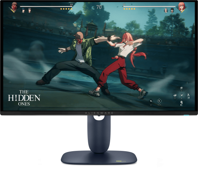 Монитор Dell Alienware AW2725D, 27" (68.58 cm) QD-OLED Panel, 280Hz, QHD, 0.03ms, 1 500 000:1, 250 cd/m2, DisplayPort, HDMI, USB, USB-C