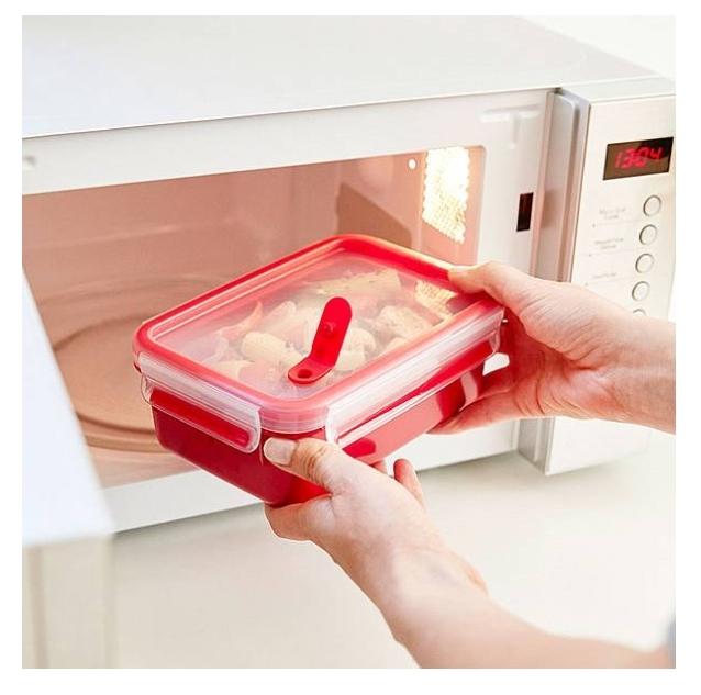 Кутия за съхранение Tefal K3102312, CLIP&MICRO rect 1.0L inserts TEF
