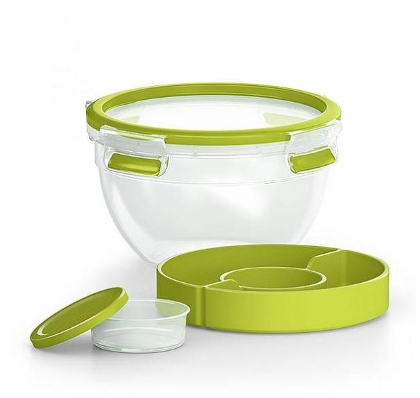 Кутия за съхранение Tefal K3100112, CLIP&GO salad bowl rd 1.0L TEF