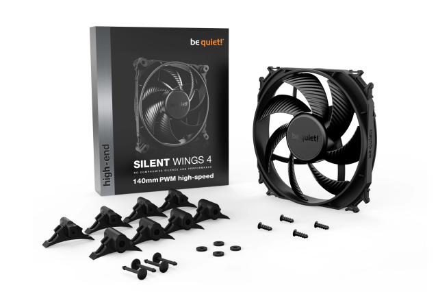 Вентилатор be quiet! SILENT WINGS 4, 140mm PWM high-speed, 4-pin PWM