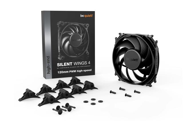 Вентилатор be quiet! SILENT WINGS 4, 120mm PWM high-speed, 4-pin PWM
