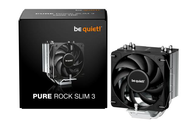 Охладител за процесор be quiet!, PURE ROCK SLIM 3, 4-Pin PWM, LGA1851/LGA1700, LGA115x/АМ4/AM5