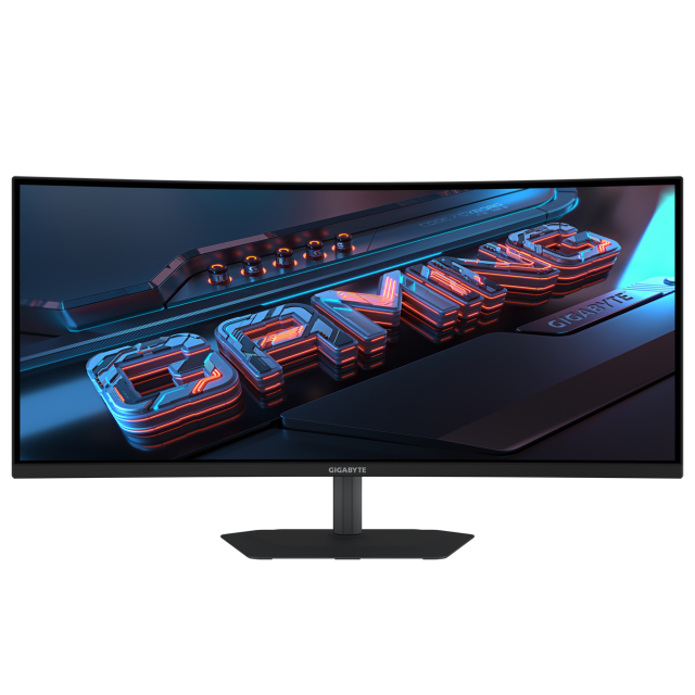 Монитор GIGABYTE GS34WQCA, 34" (86.36 cm) WQHD VA 1500R Curve Display, 120Hz, 1ms, 3000:1, 300 cd/m2, HDMI, HDR Ready, FreeSync Premium