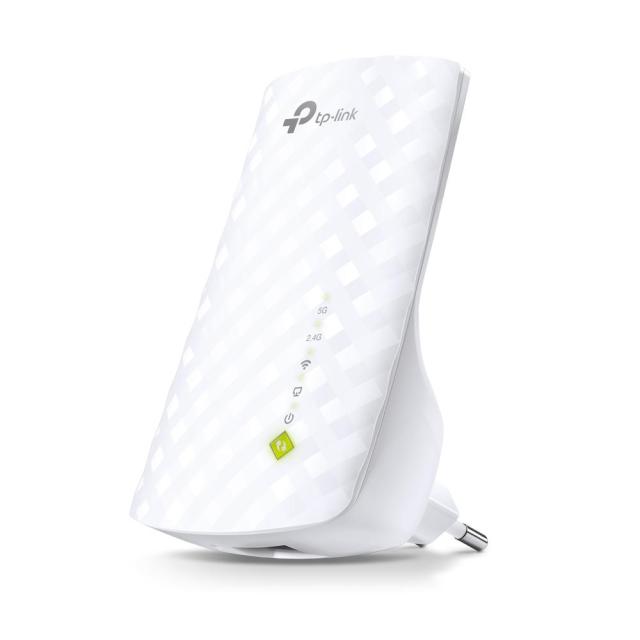 Range Extender TP-Link RE200 AC750, 2.4GHz/5GHz (300Mbps+433Mbps), 1x 10/100M Ethernet Port (RJ45)