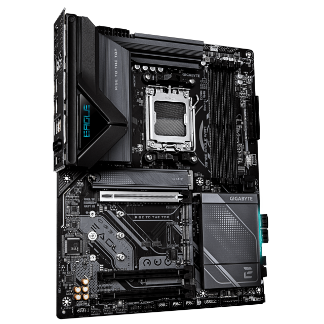 Дънна платка GIGABYTE X870E EAGLE WIFI7, AM5, 4x DDR5, PCIe 5.0, 4x M.2 NVMe, 4x SATA 6Gb/s, Wi-Fi 7, BLUETOOTH 5.4, HDMI, ATX