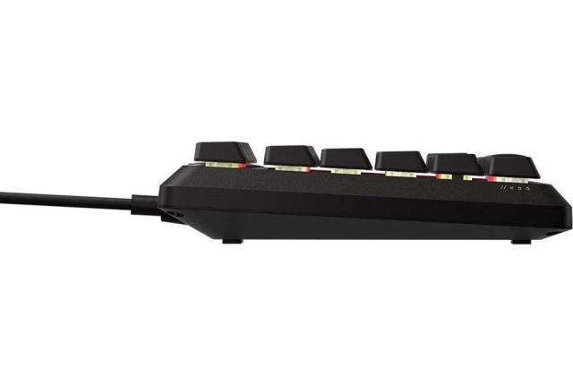 Геймърскa мембранна клавиатура Corsair K55 Core RGB, TKL, USB