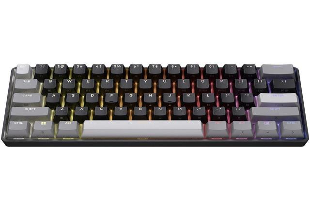 Геймърскa механична клавиатура Corsair Clipper Mini 60 Hall Effect - Hyperdrive Magnetic Switch, USB