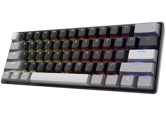 Геймърскa механична клавиатура Corsair Clipper Mini 60 Hall Effect - Hyperdrive Magnetic Switch, USB