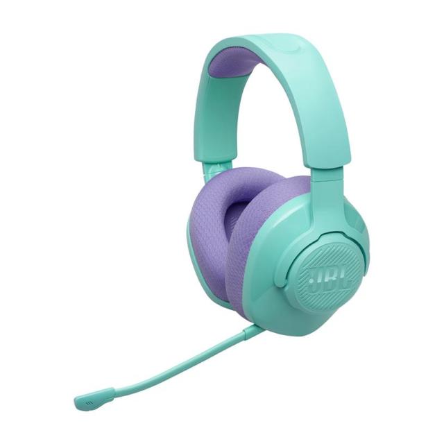 Слушалки JBL Quantum 360 Cyan, 20 Hz - 20 kHz, микрофон, Bluetooth/Wireless/USB Type-C