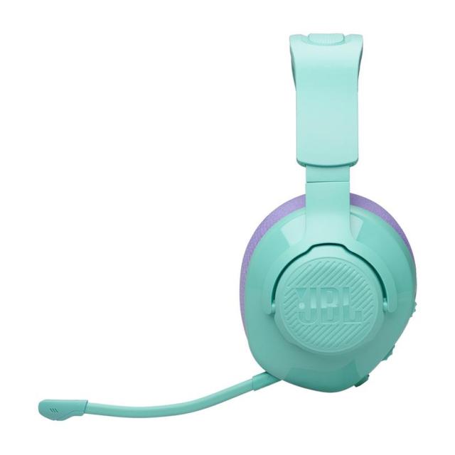 Слушалки JBL Quantum 360 Cyan, 20 Hz - 20 kHz, микрофон, Bluetooth/Wireless/USB Type-C