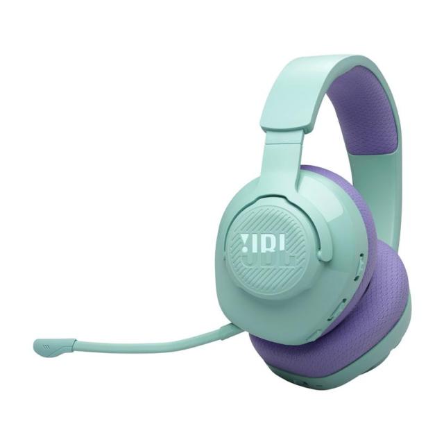 Слушалки JBL Quantum 360 Cyan, 20 Hz - 20 kHz, микрофон, Bluetooth/Wireless/USB Type-C
