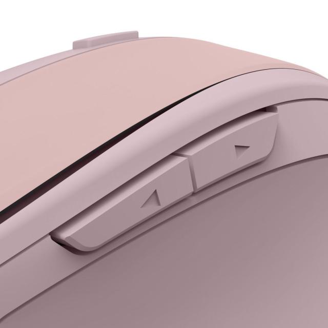 Мишка HAMA MW-400 Wireles, оптична (800-1600 dpi), ергономична, 6 бутона, тиха, розов