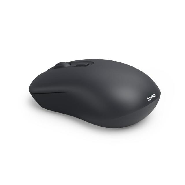 Мишка HAMA WM-200 Wireles, оптична (800-1600 dpi), 4 бутона, тиха, Черна