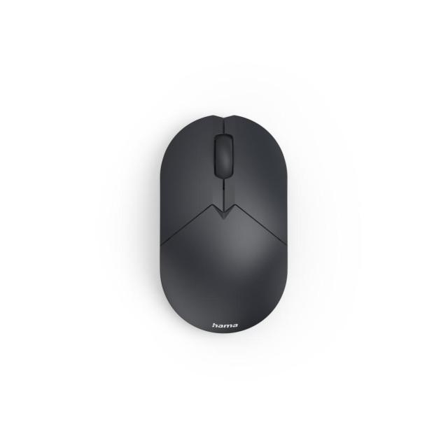 Мишка HAMA WM-150 Wireles, оптична (800-1600 dpi), 3 бутона, тиха, Черна