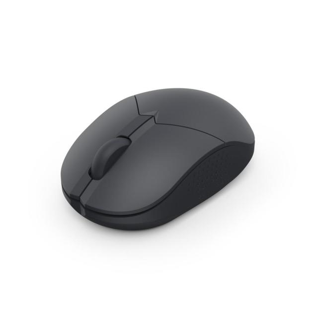 Мишка HAMA WM-150 Wireles, оптична (800-1600 dpi), 3 бутона, тиха, Черна
